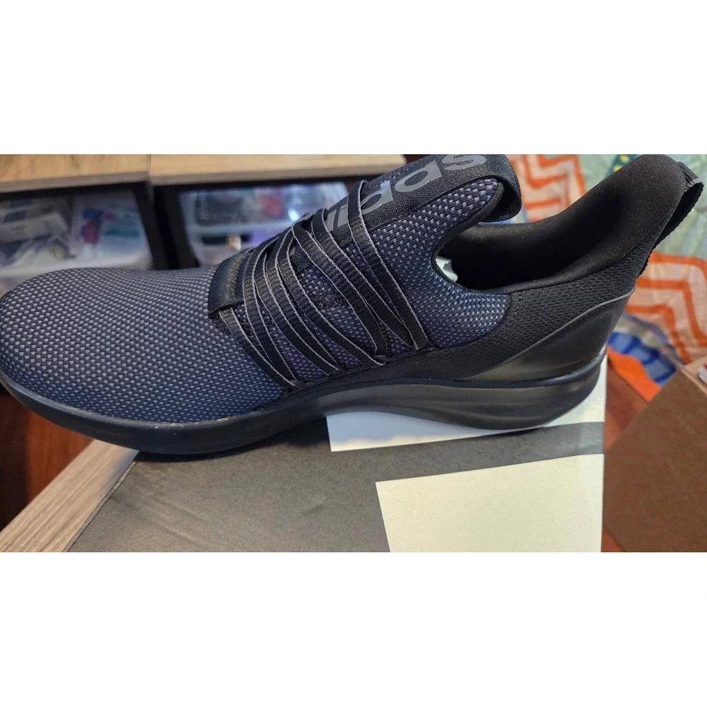 Adidas Lite Racer Adapt 7.0 Mens Navy Black Slip On Running Shoes IE6327 Size 12